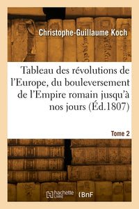 Tableau des révolutions de l'Europe