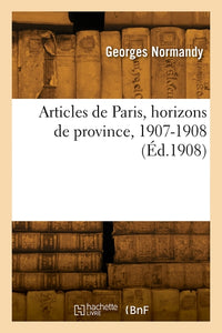 Articles de Paris, horizons de province