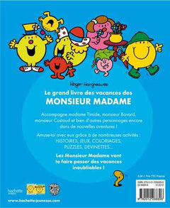 Le grand livre des vacances des Monsieur Madame
