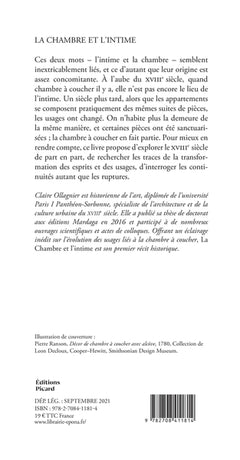 La Chambre et l'intime