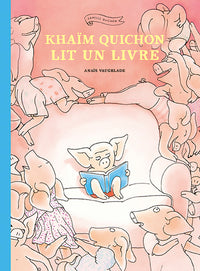 Khaïm Quichon lit un livre