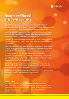 Manager le télétravail et le travail à distance