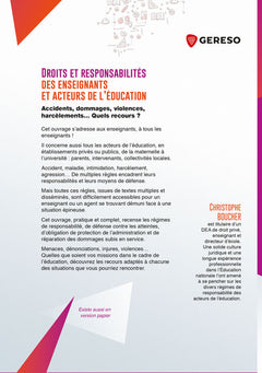 Droits et responsabilités des enseignants et acteurs de l'éducation