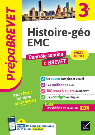 Prépabrevet - Histoire-géo EMC 3e - Brevet 2026