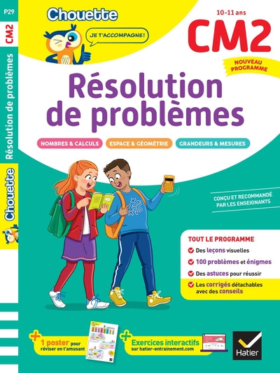 Résolution de problèmes CM2 - Cahier de soutien nouveau programme