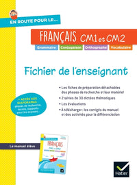 En route pour le français ! CM1 CM2