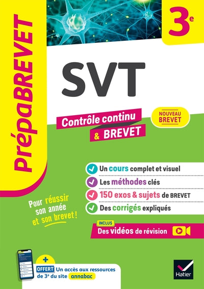 Prépabrevet - SVT 3e - Brevet 2026