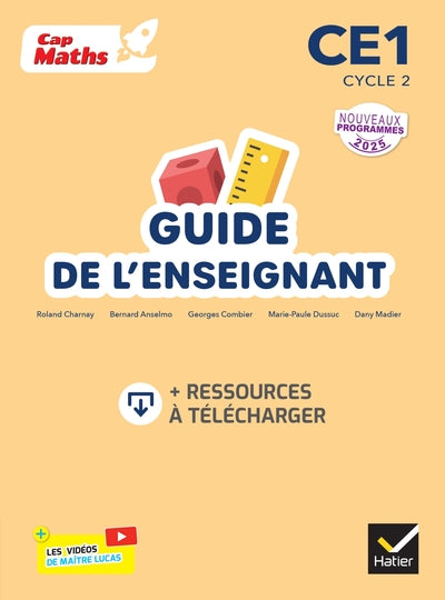 Cap Maths CE1 - Guide de l'enseignant
