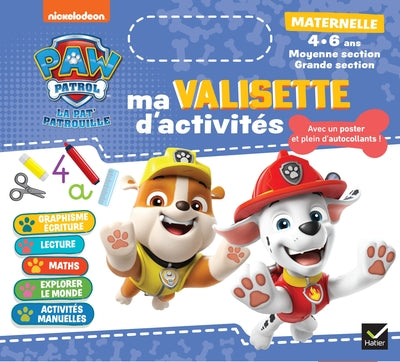 Ma valisette d'activités Maternelle MS et GS Pat'Patrouille