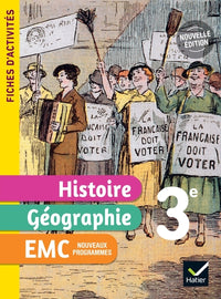 Fiches d'activités Histoire-Géographie-EMC 3e - Ed. 2026 - Cahier élève