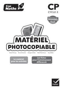Cap Maths CP - Ed. 2025 - Matériel photocopiable