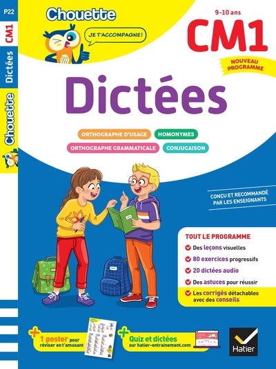 Dictées CM1 - Cahier de soutien nouveau programme