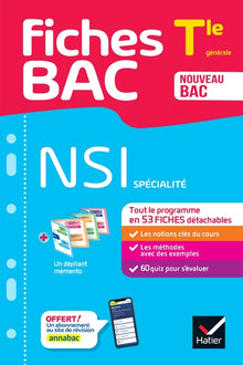 Fiches bac - NSI Tle (spécialité) - Bac 2026