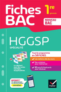 Fiches bac - HGGSP 1re générale (spécialité)