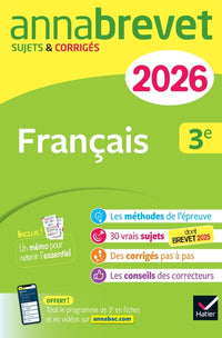 Annabrevet Français 3e - Nouveau brevet