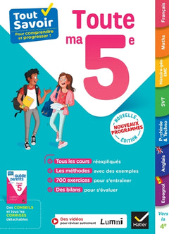 Tout savoir 5e - Tout en un - Nouveaux programmes