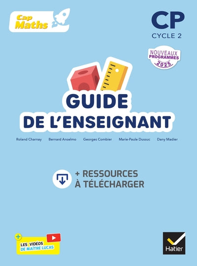 Cap Maths CP - Ed. 2025 - Guide pédagogique