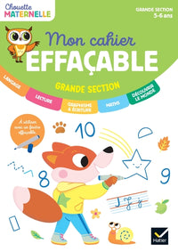 Mon cahier effaçable - Grande Section