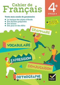 Cahier de français 4e