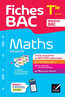 Fiches bac - Maths Tle (spécialité) - Bac 2025