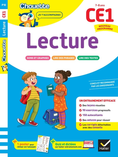 Lecture CE1 - Cahier de soutien nouveau programme
