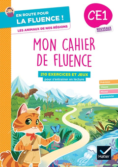 En route pour la fluence ! CE1 - Les animaux de nos régions - Ed. 2026 - Cahier élève