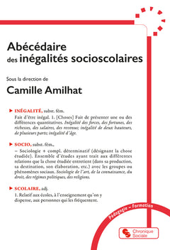 Abécédaire des inégalités socioscolaires