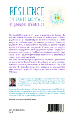 Résilience en santé mentale et groupes d'entraide
