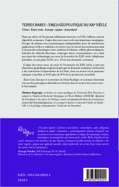 Terres rares : enjeu géopolitique du XXIe siècle