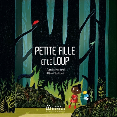 Petite fille et le loup géant