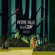 Petite fille et le loup géant