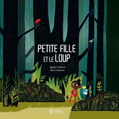 Petite fille et le loup géant