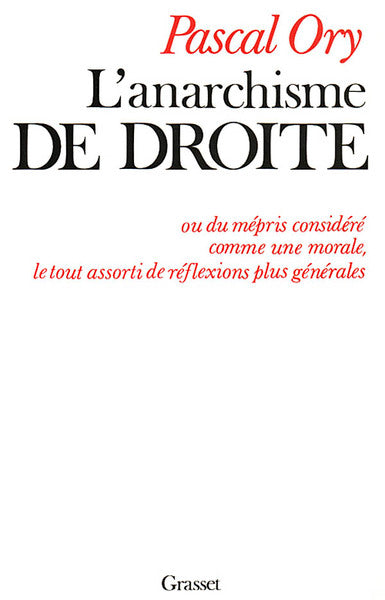 L'anarchisme de droite