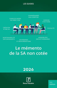 Le mémento de la SA non cotée 2026