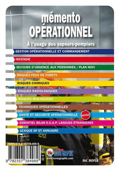 Mémento opérationnel à l'usage des sapeurs-pompiers