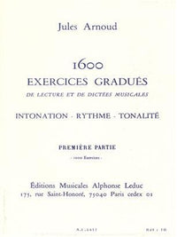 1600 exercises - Intonation, rhythm and tonality (Vol.1 - 1000 exercises)