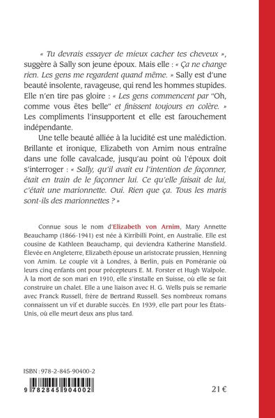 L'éclatante beauté de Sally