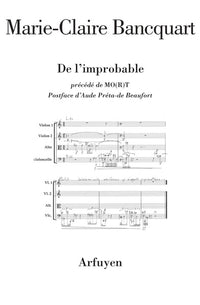 De l'improbable, précédé de MO(R)T