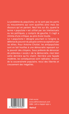 L'antipopulisme ou la nouvelle haine de la démocratie