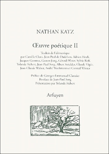 Oeuvre poétique - Volume 2
