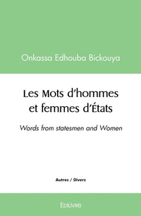 Les Mots d'hommes et femmes d'États