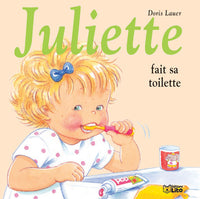 Mini Juliette fait sa toilette