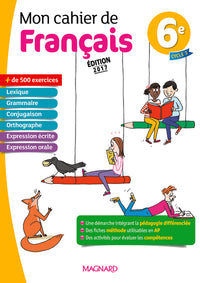 Mon cahier de français 6e (2017)