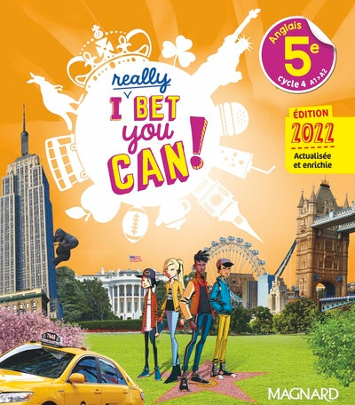 I Really Bet You Can! Anglais 5e (2022) - Manuel élève