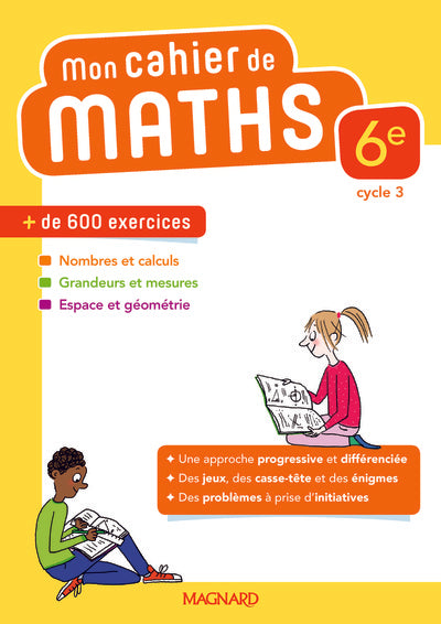 Mon cahier de maths 6e