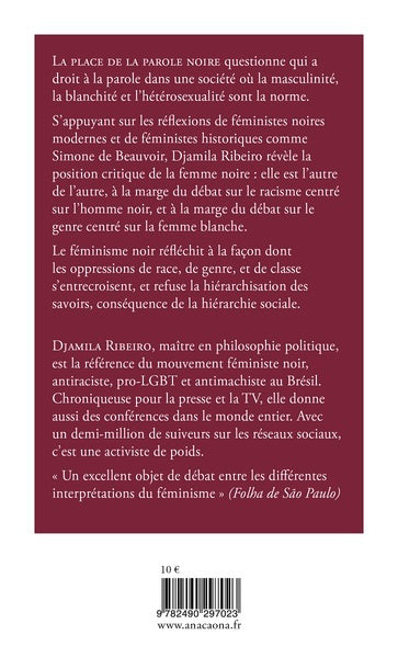 la place de la parole noire