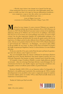 Vie de Machiavel