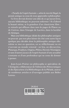 Bibliothèque idéale des philosophes antiques