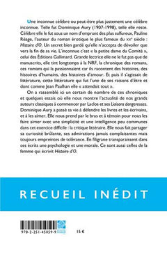 La révolte de Madame de Merteuil et autres chroniques