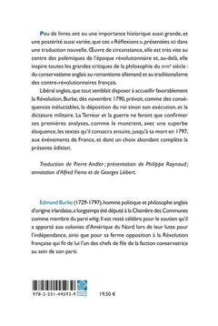 Réflexions sur la Révolution en France